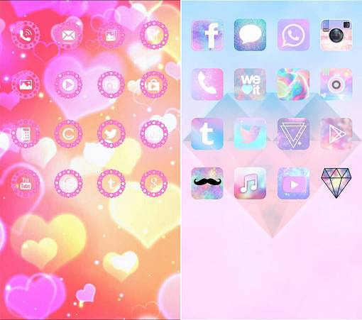 Скриншоты из CocoPPa icon wallpapers 