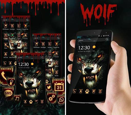 Скриншоты из Волк тема
