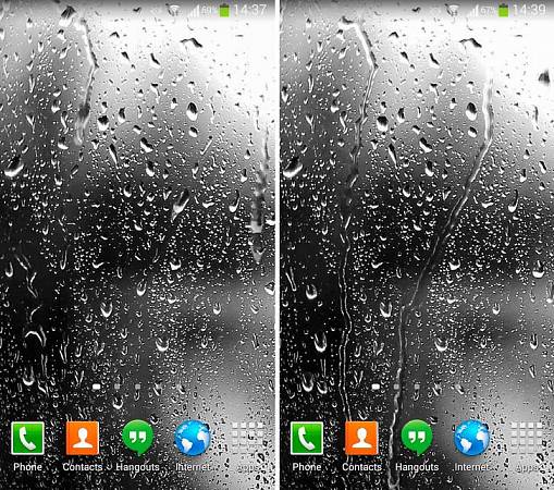 Скриншоты из Raindrops Live Wallpaper HD 8