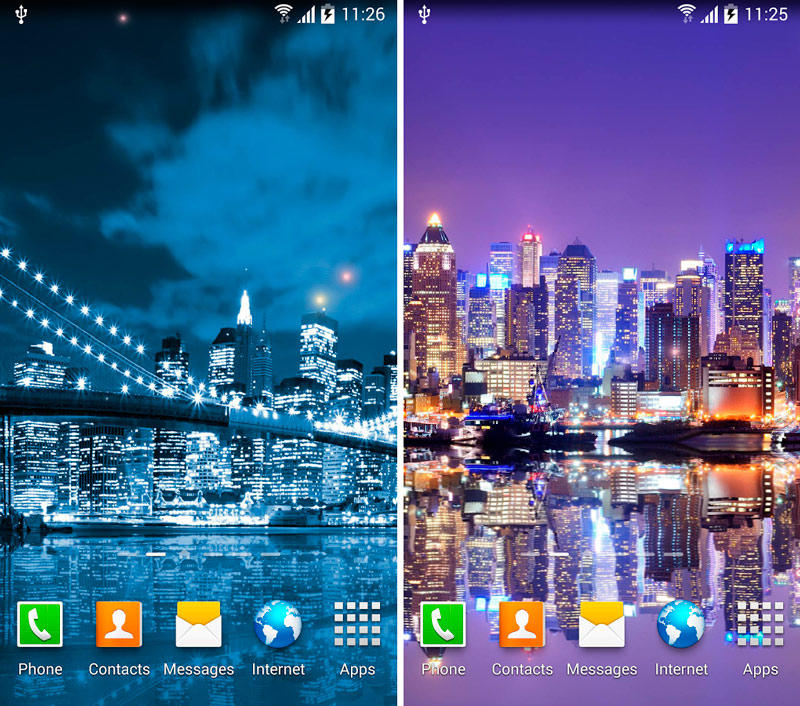Живые обои на телефон города