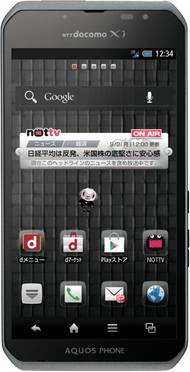 Телефон Sharp AQUOS Phone sv SH-10D
