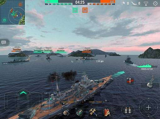 Скриншоты из World of Warships Blitz