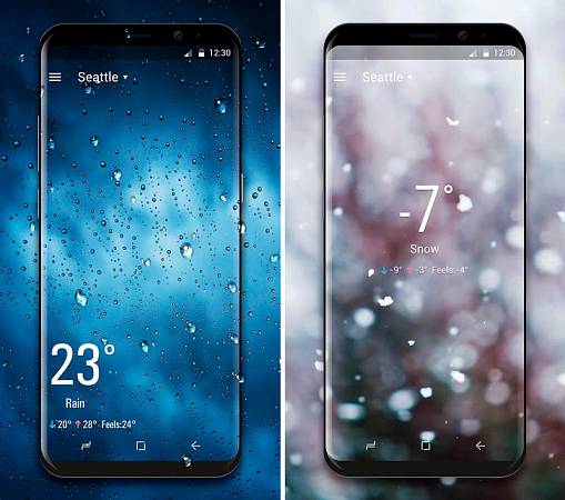 Скриншоты из Real Time Weather Live Wallpaper