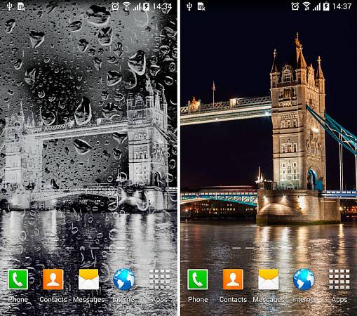 Скриншоты из Дождливый Лондон Живые Обои