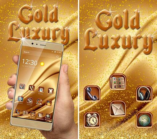 Скриншоты из Gold Luxury Theme Делюкс