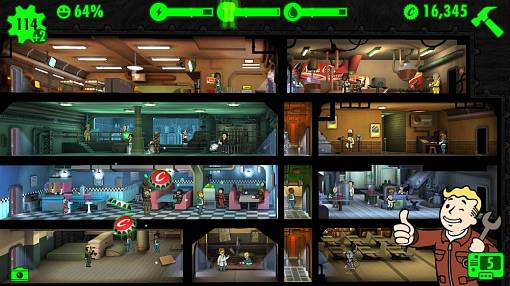 Скриншоты из Fallout Shelter