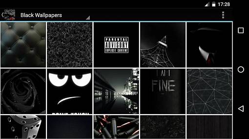 Скриншоты из Black Wallpapers