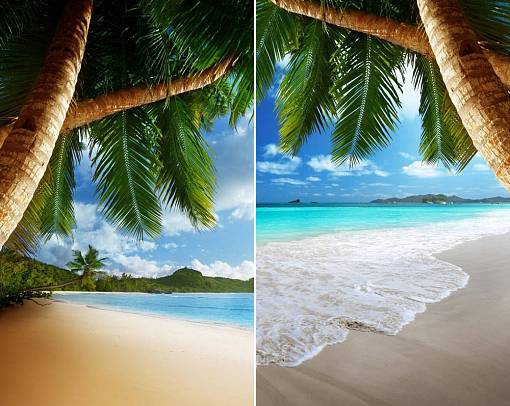 Скриншоты из Тропический Пляж Живые Обои
